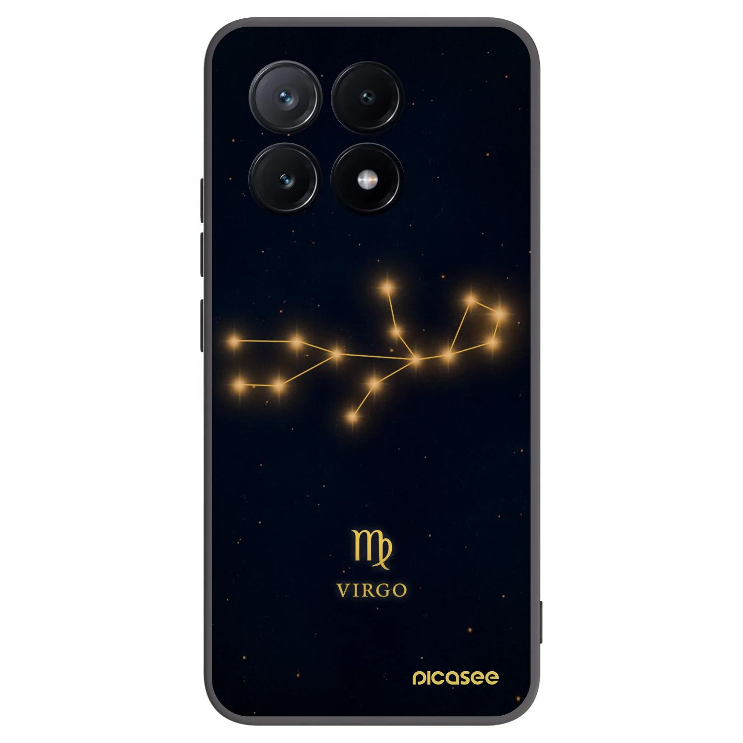 Picasee fekete szilikon tok az alábbi mobiltelefonokra Xiaomi Poco X6 Pro - VIRGO