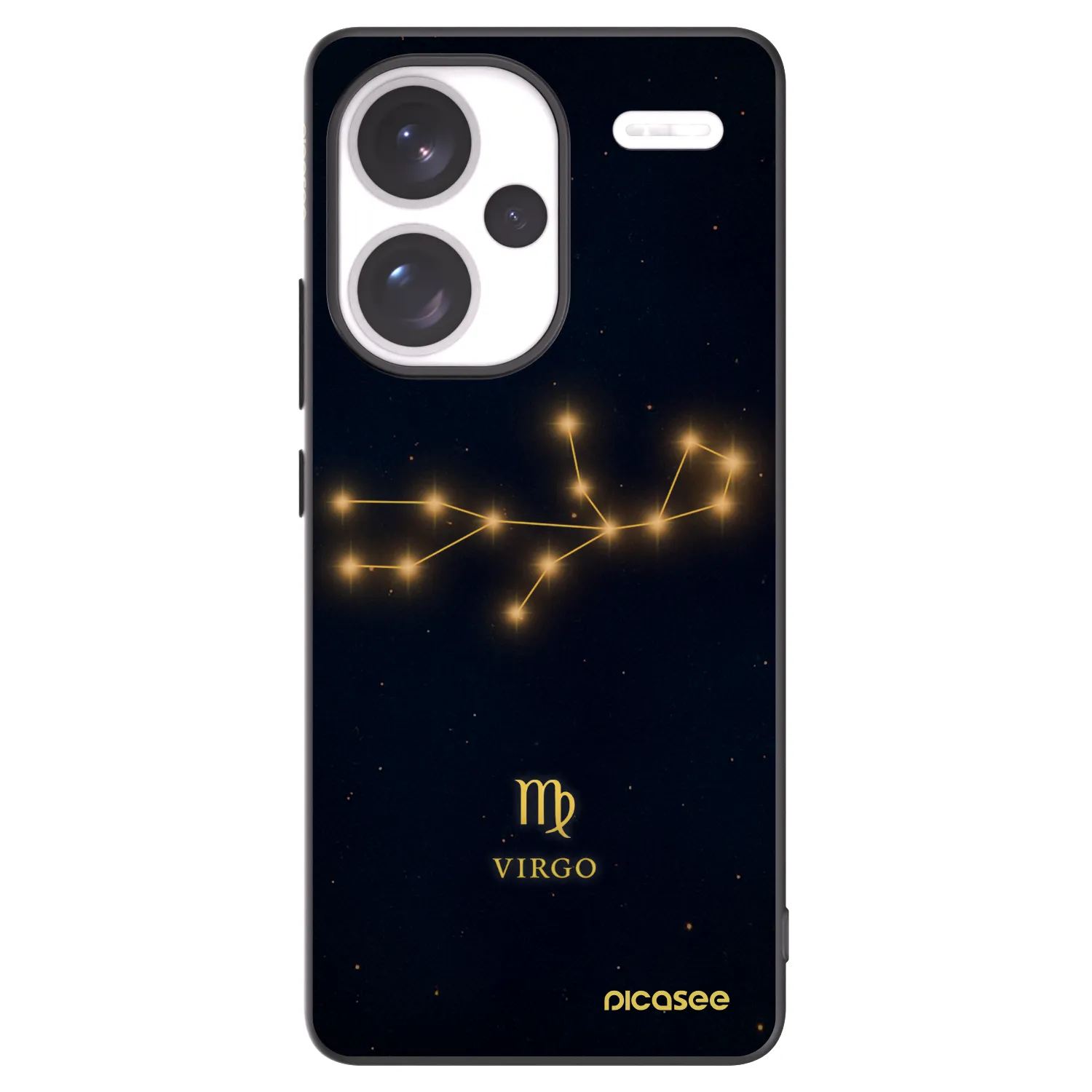Picasee fekete szilikon tok az alábbi mobiltelefonokra Xiaomi Redmi Note 13 Pro+ 5G - VIRGO