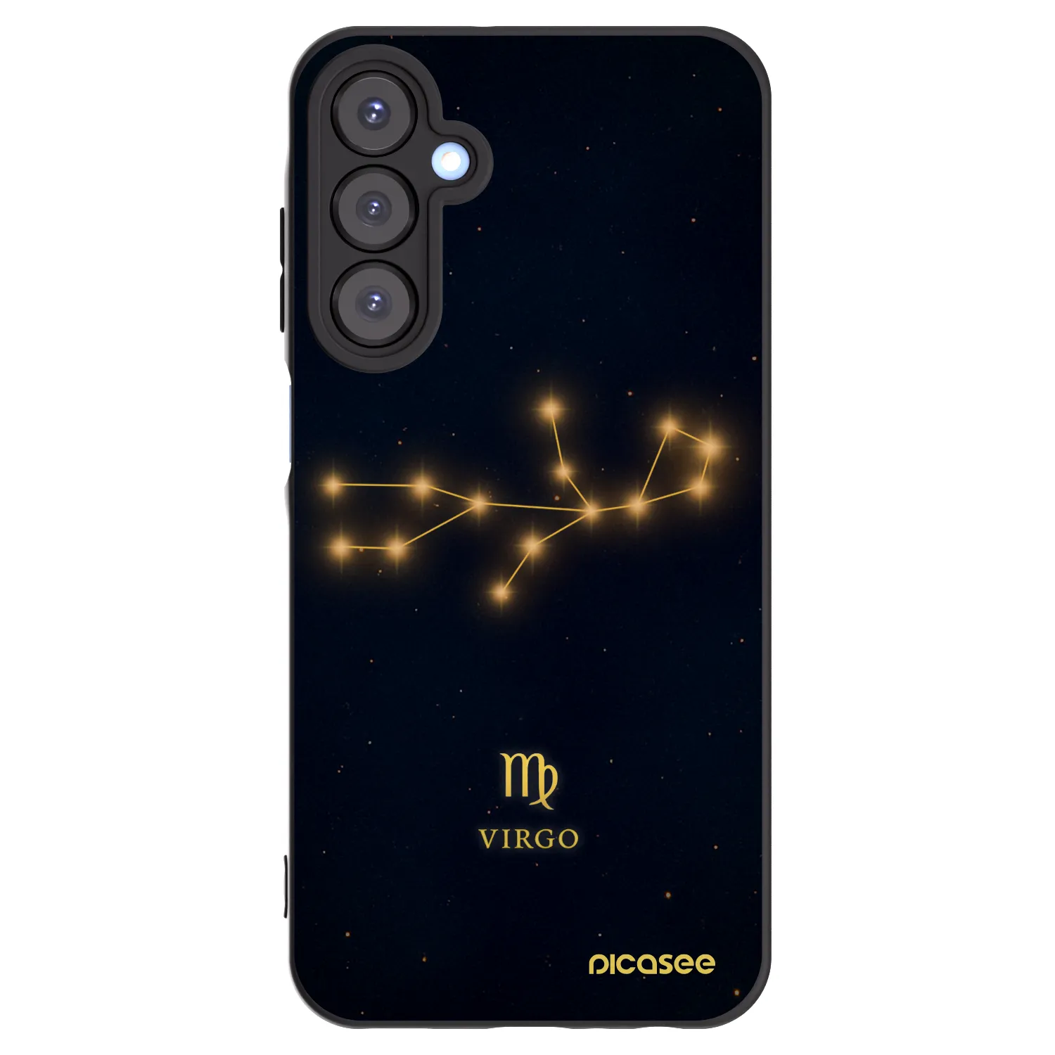 Picasee fekete szilikon tok az alábbi mobiltelefonokra Samsung Galaxy A25 A256B 5G - VIRGO