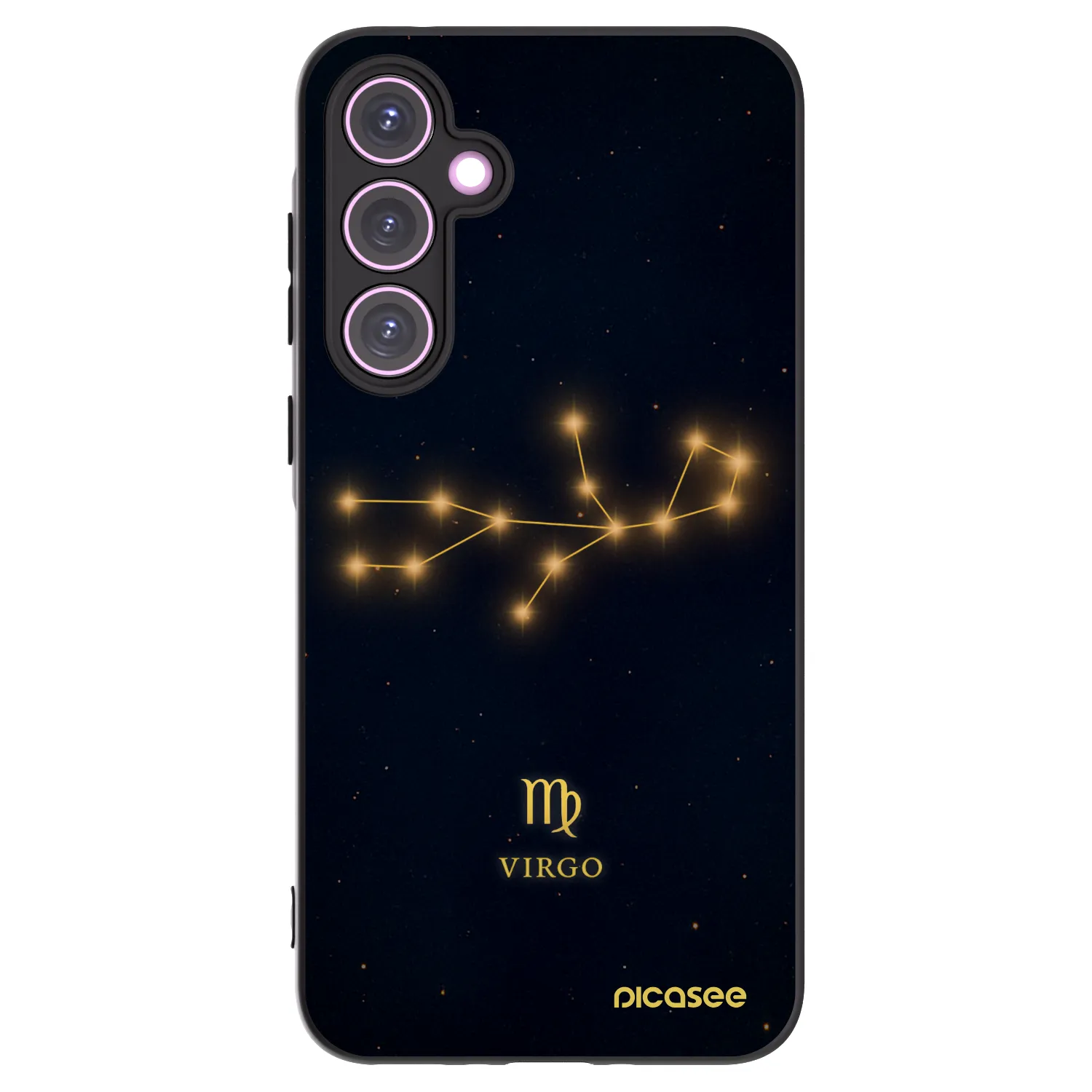 Picasee fekete szilikon tok az alábbi mobiltelefonokra Samsung Galaxy A35 5G A356B - VIRGO