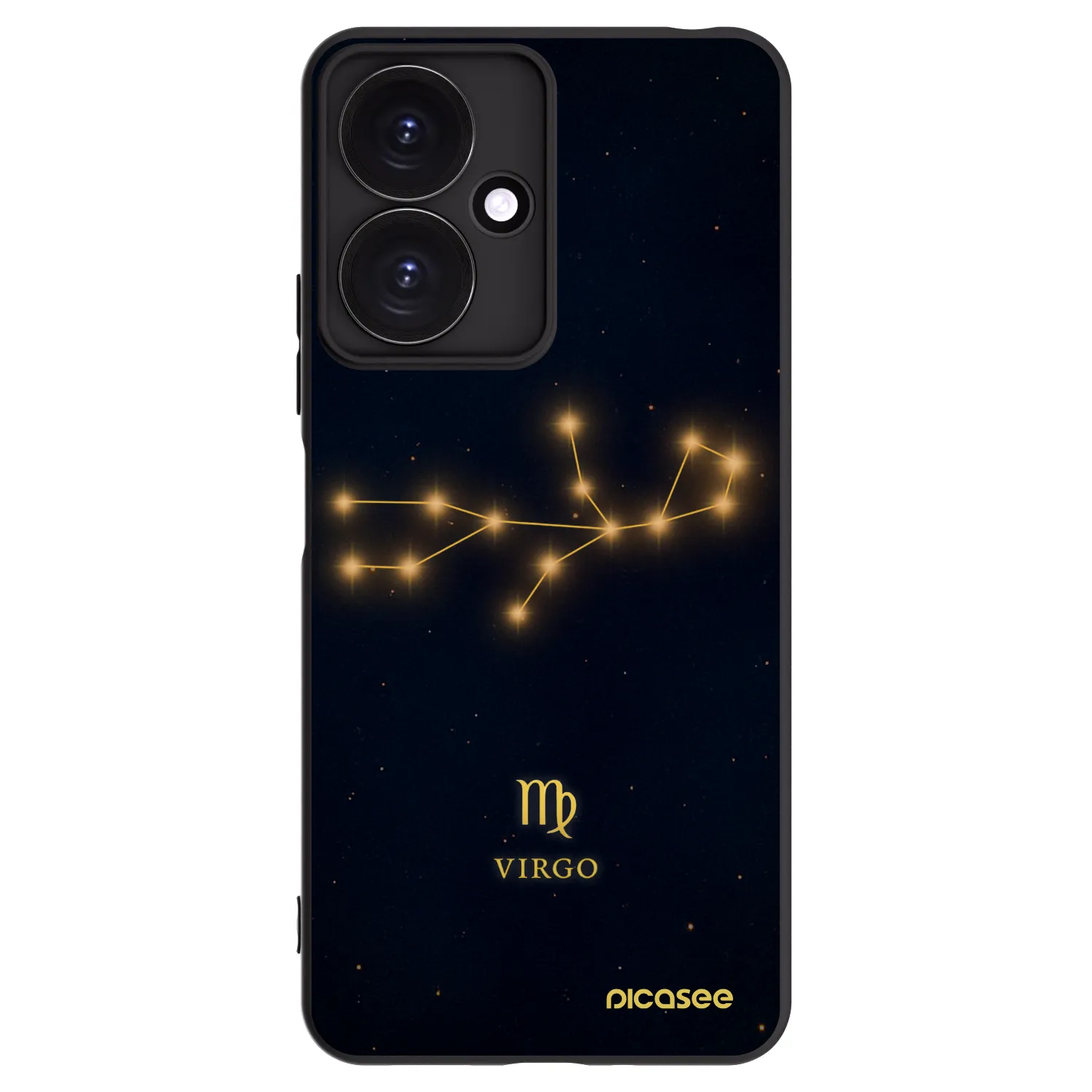 Picasee fekete szilikon tok az alábbi mobiltelefonokra Xiaomi Redmi 13C 5G - VIRGO