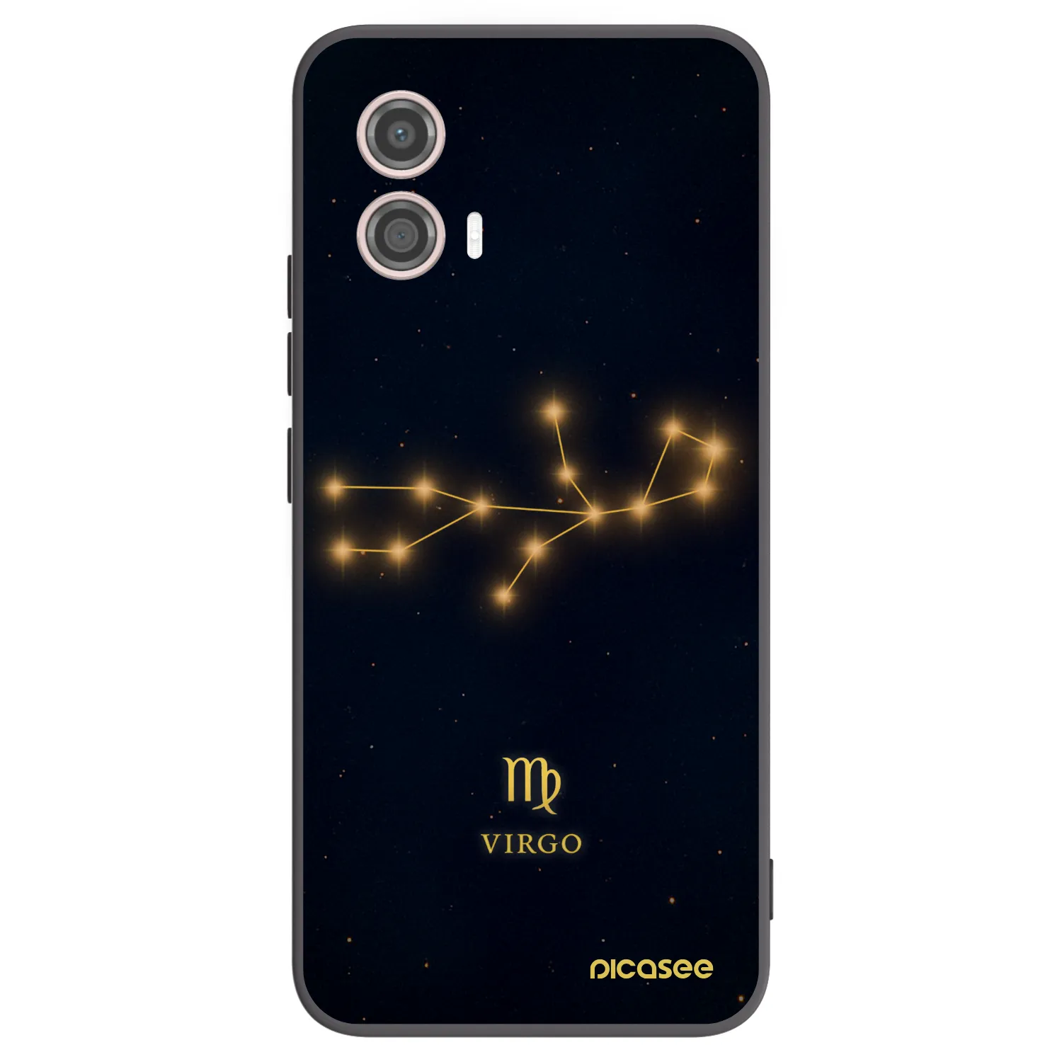 Picasee fekete szilikon tok az alábbi mobiltelefonokra Motorola Moto G53 5G - VIRGO