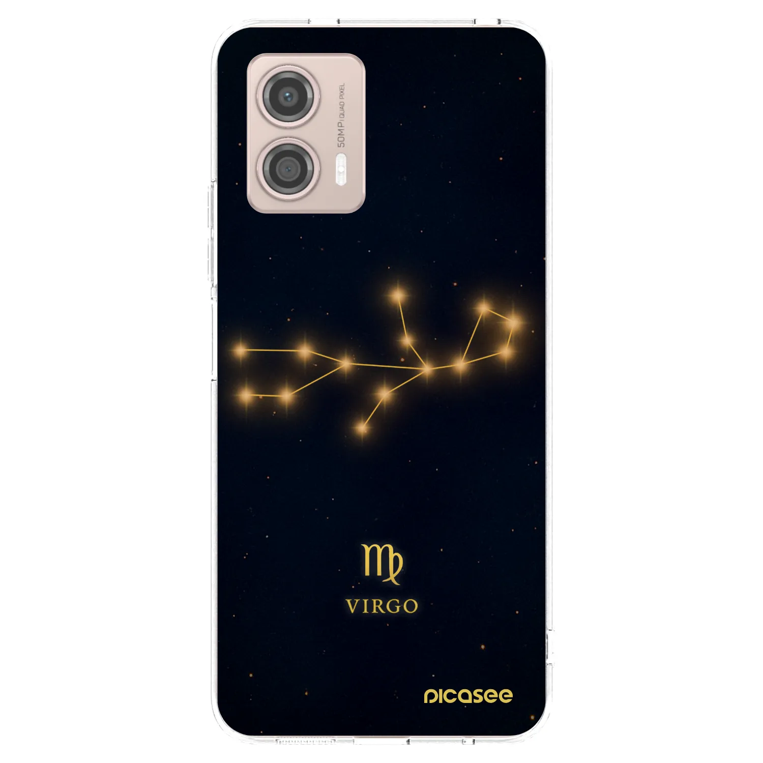 Picasee átlátszó szilikon tok az alábbi mobiltelefonokra Motorola Moto G53 5G - VIRGO