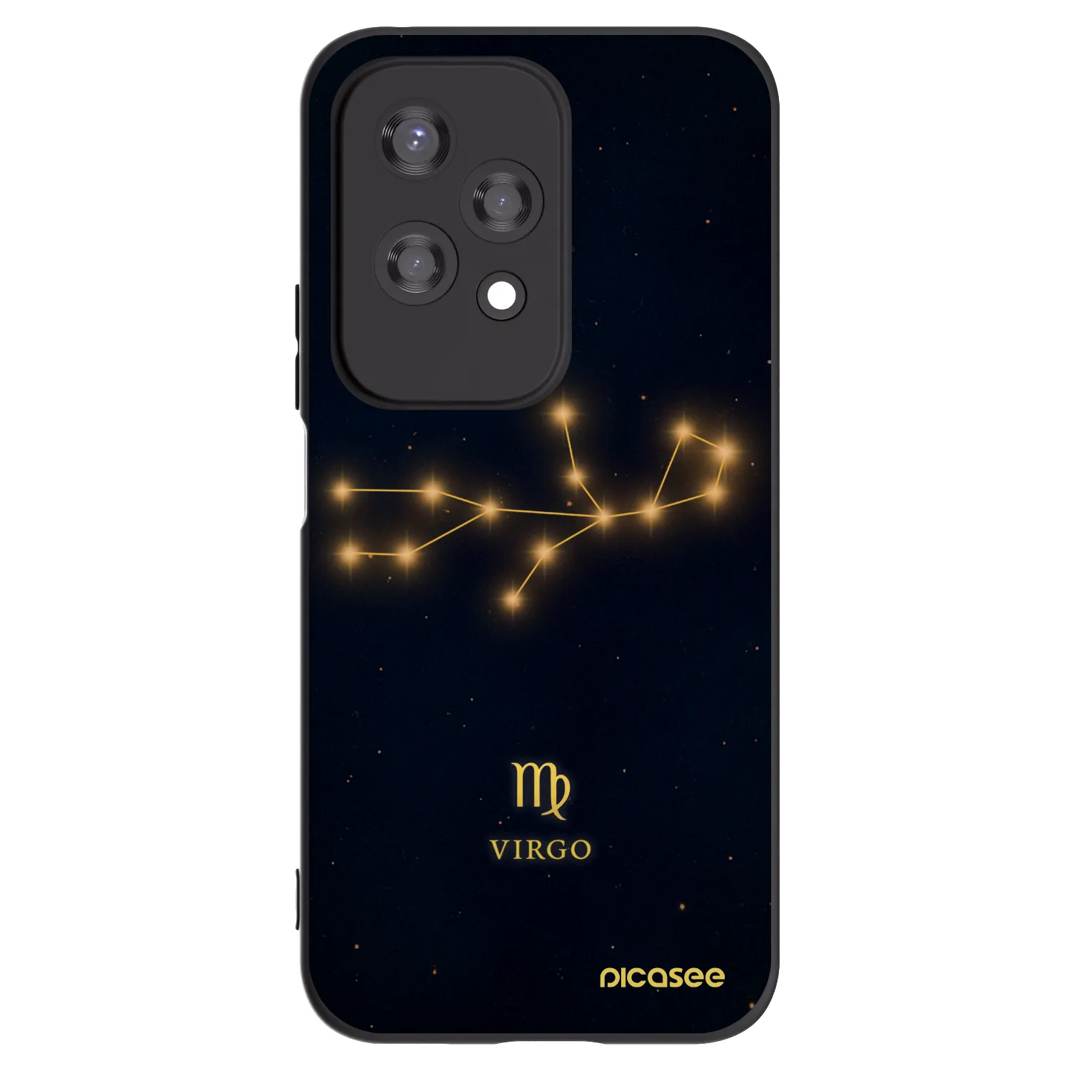 Picasee fekete szilikon tok az alábbi mobiltelefonokra Honor 200 Lite - VIRGO