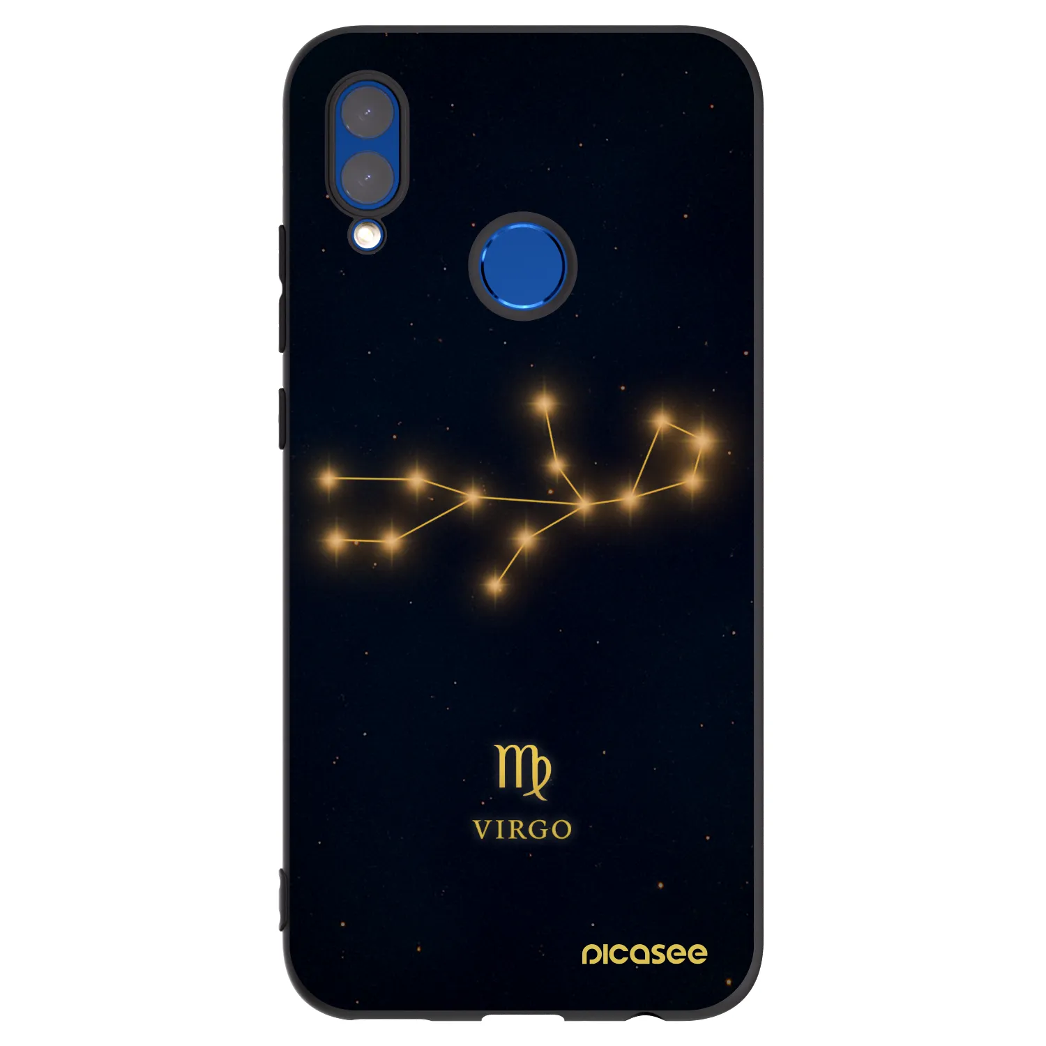 Picasee fekete szilikon tok az alábbi mobiltelefonokra Honor 10 Lite - VIRGO