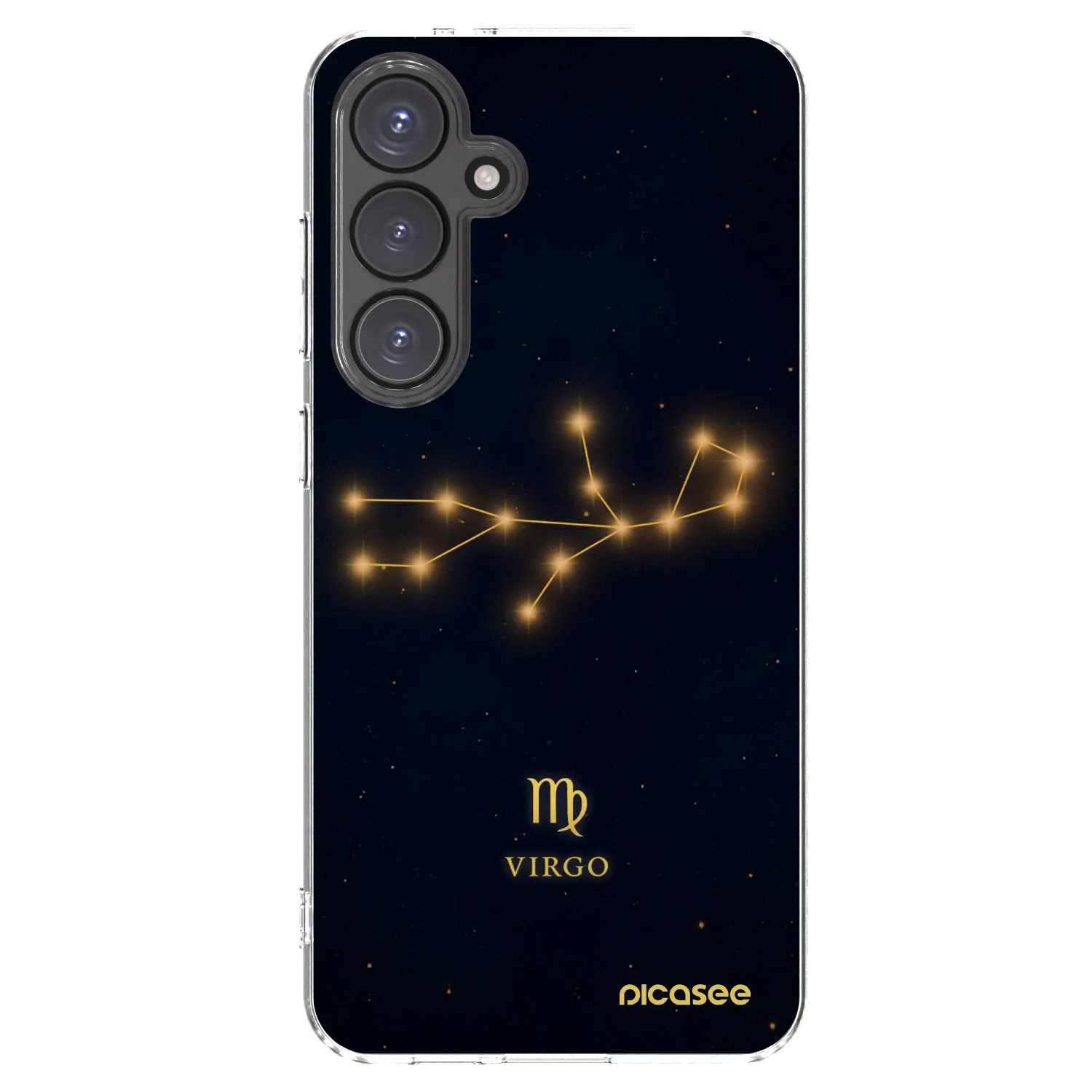Picasee átlátszó szilikon tok az alábbi mobiltelefonokra Samsung Galaxy S24 FE S721B - VIRGO