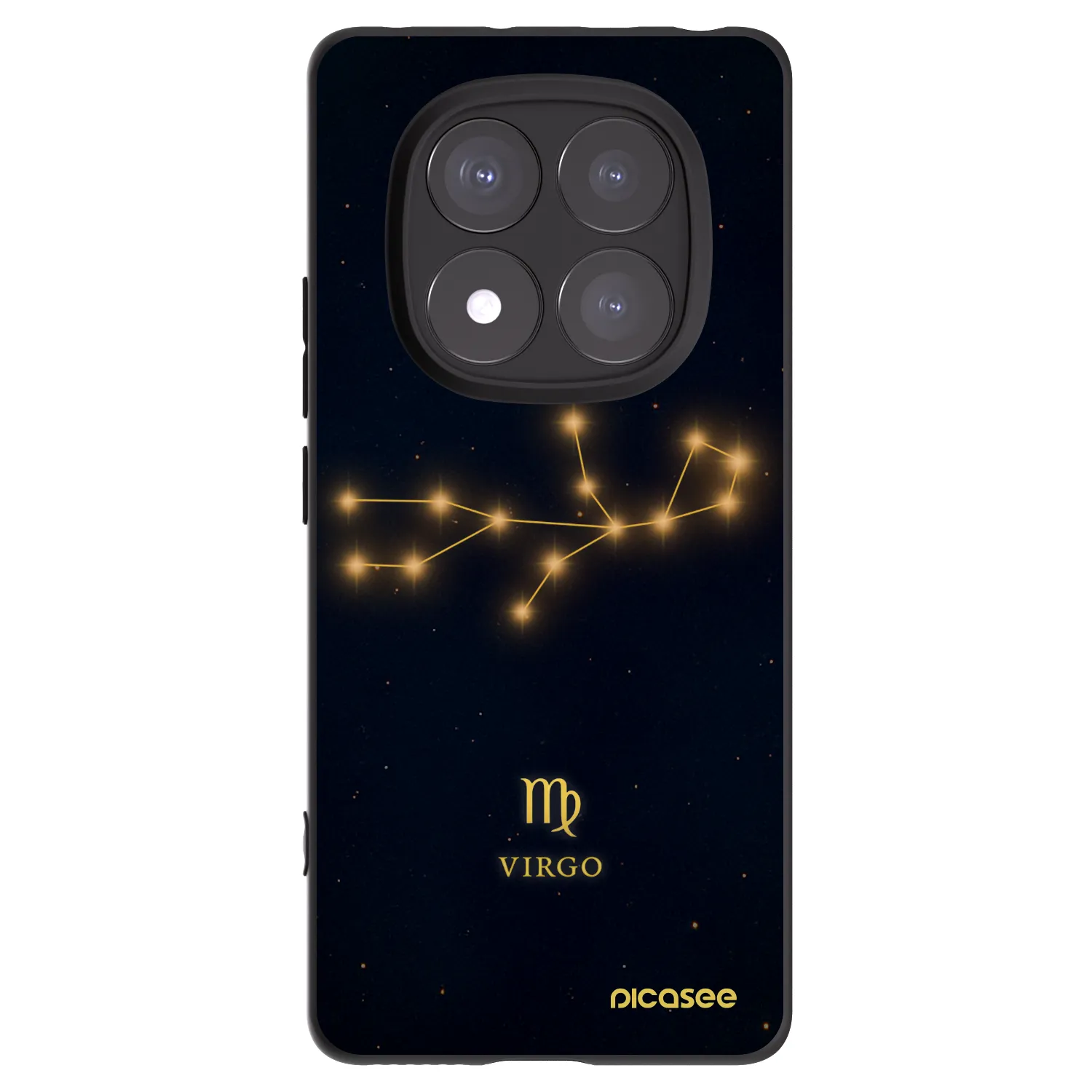 Picasee fekete szilikon tok az alábbi mobiltelefonokra Xiaomi Redmi Note 14 Pro+ 5G - VIRGO