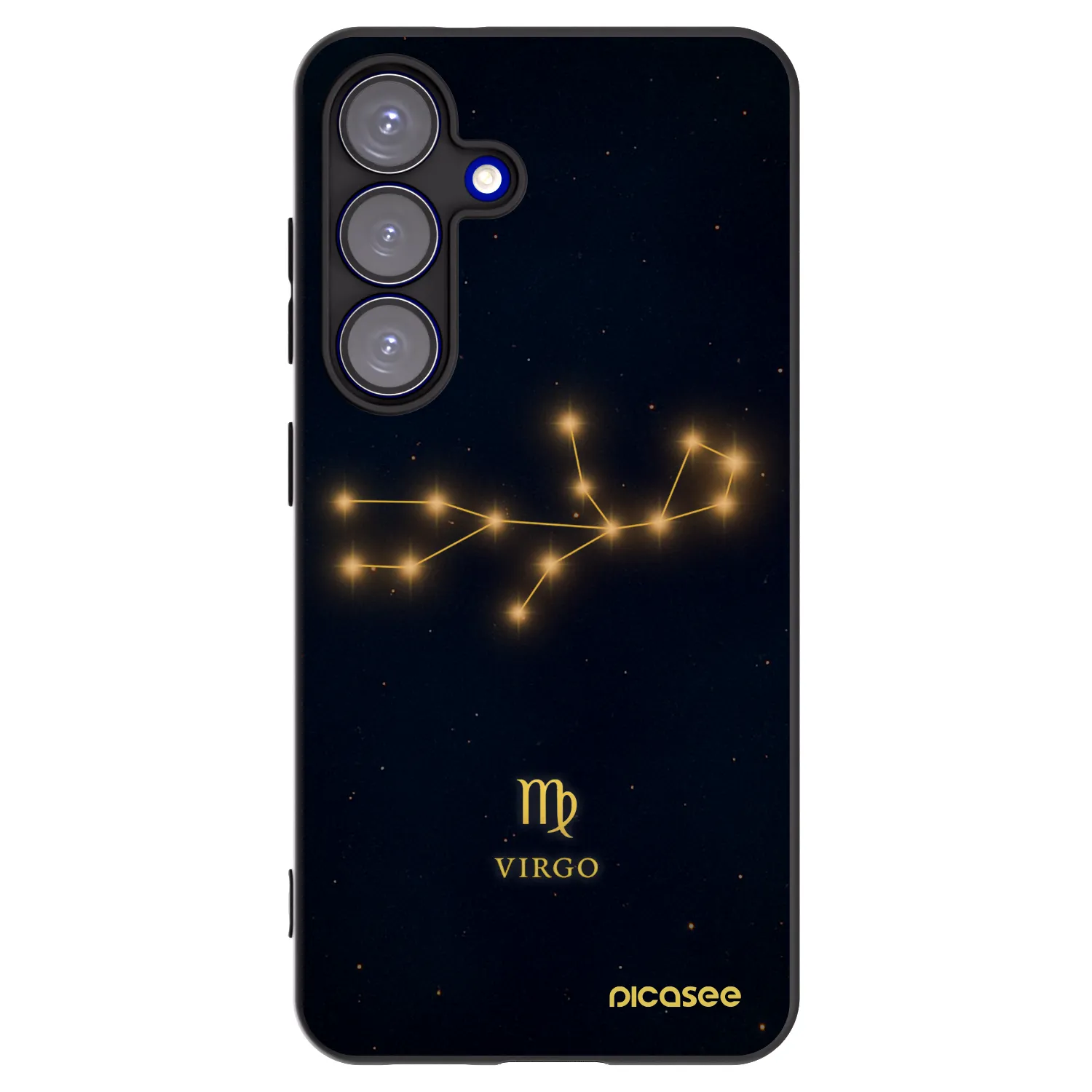 Picasee fekete szilikon tok az alábbi mobiltelefonokra Samsung Galaxy S25 5G - VIRGO
