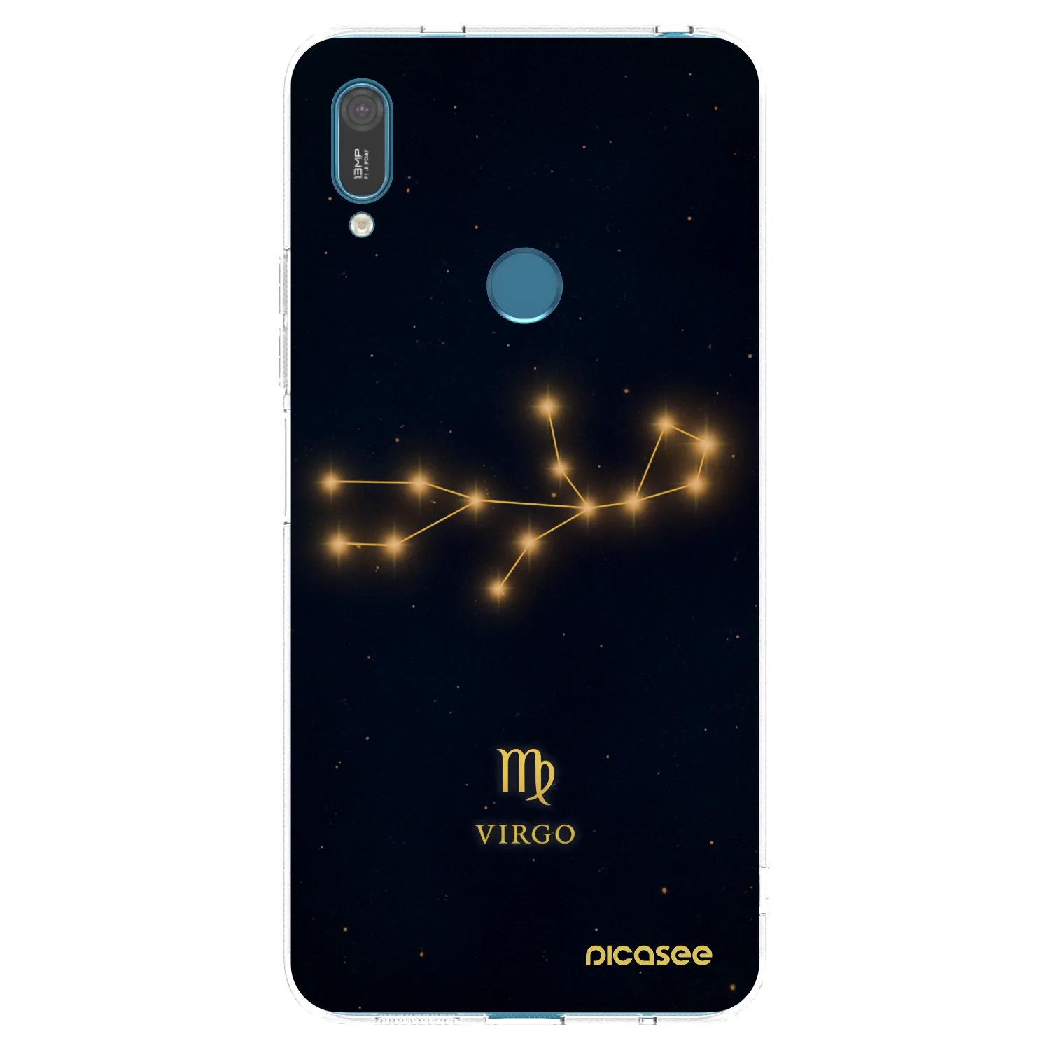 Picasee átlátszó szilikon tok az alábbi mobiltelefonokra Huawei Y7 2019 - VIRGO