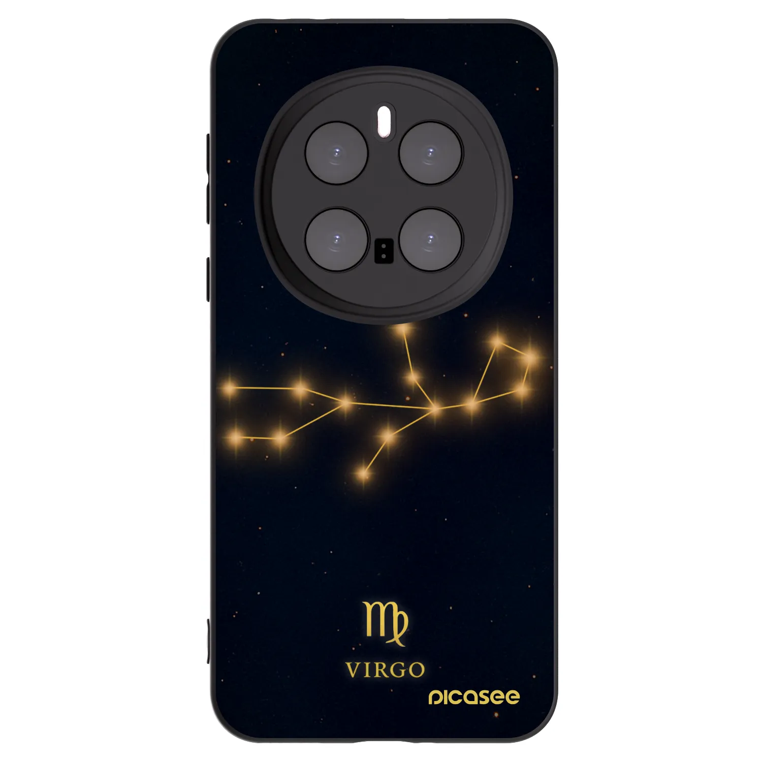 Picasee fekete szilikon tok az alábbi mobiltelefonokra Honor Magic7 Pro 5G - VIRGO