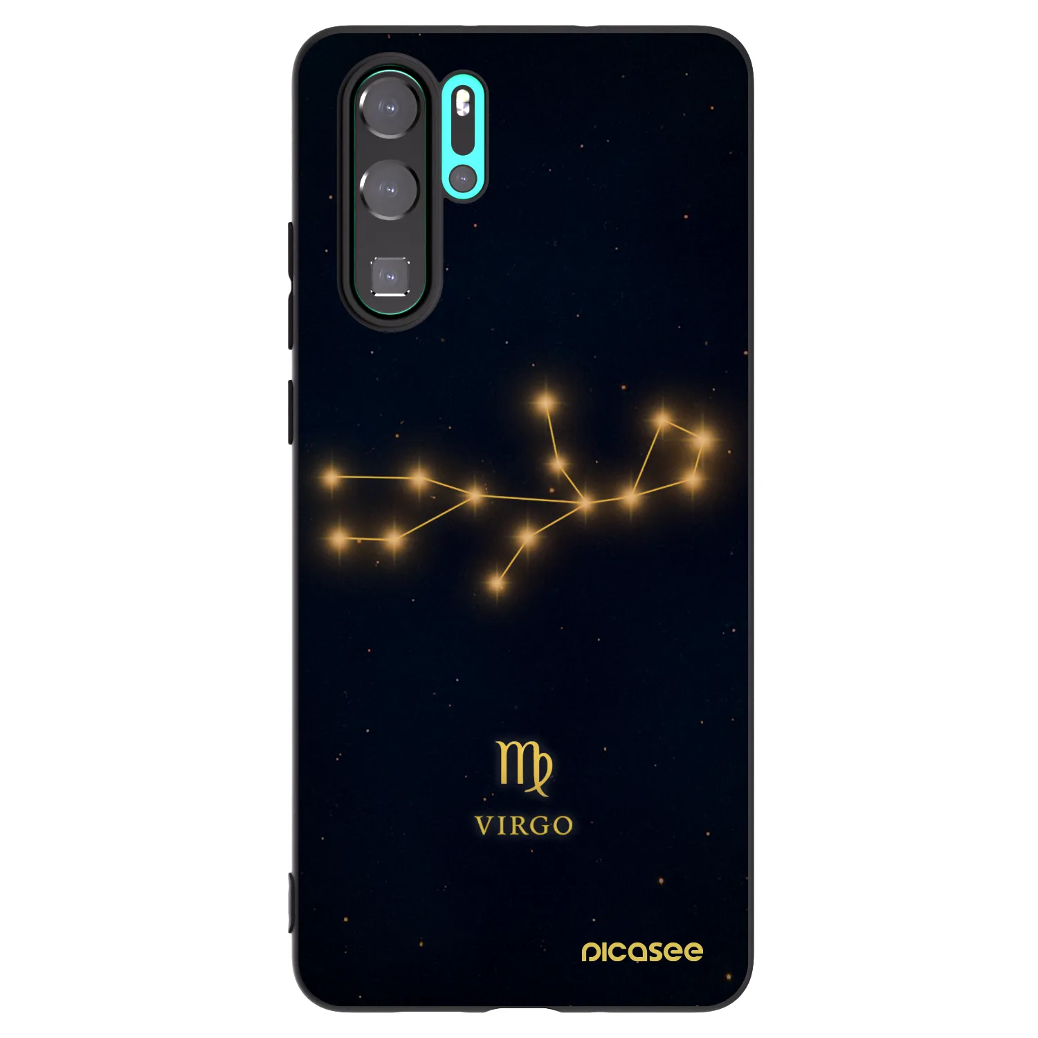 Picasee fekete szilikon tok az alábbi mobiltelefonokra Huawei P30 Pro - VIRGO