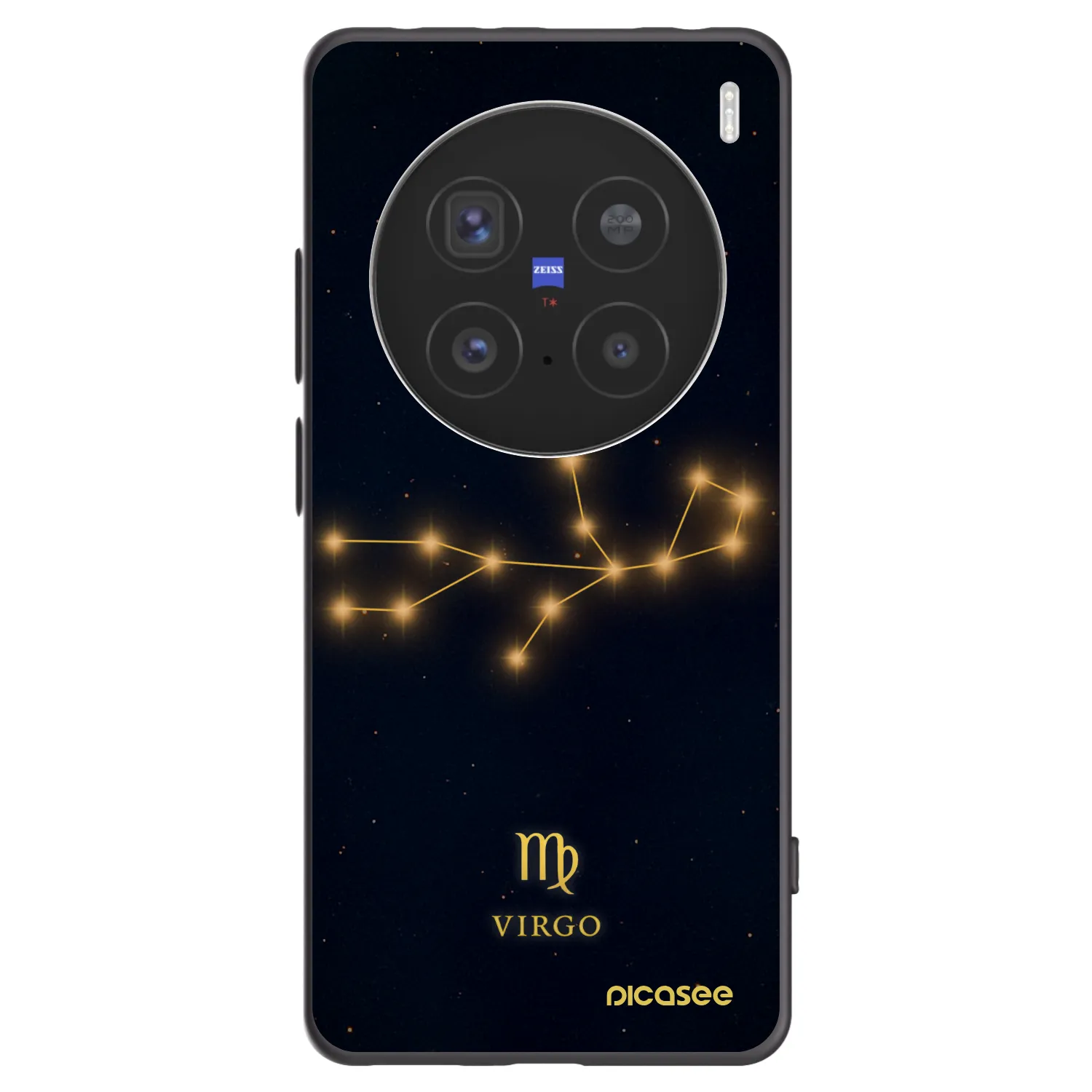 Picasee fekete szilikon tok az alábbi mobiltelefonokra Vivo X200 Pro - VIRGO