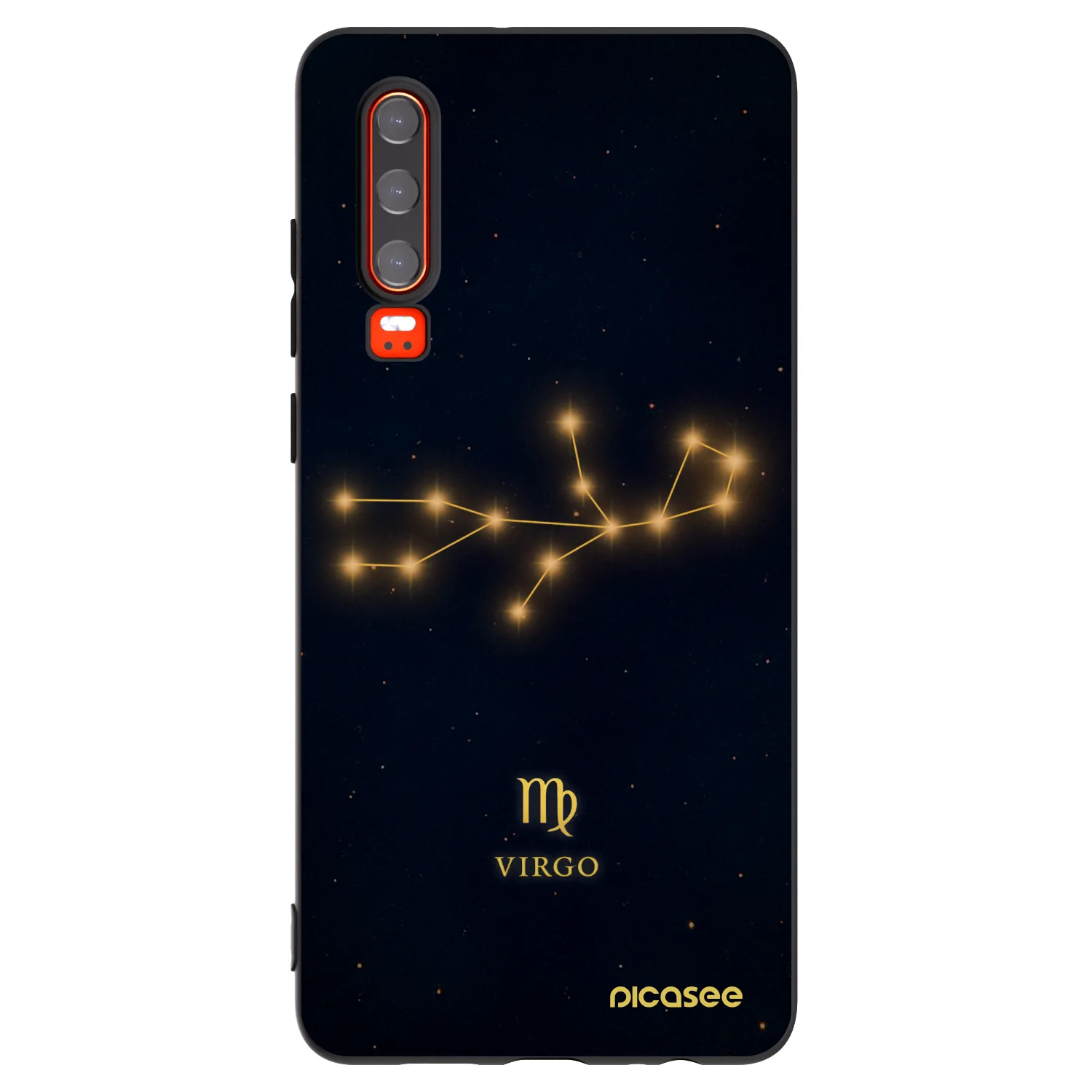 Picasee fekete szilikon tok az alábbi mobiltelefonokra Huawei P30 - VIRGO