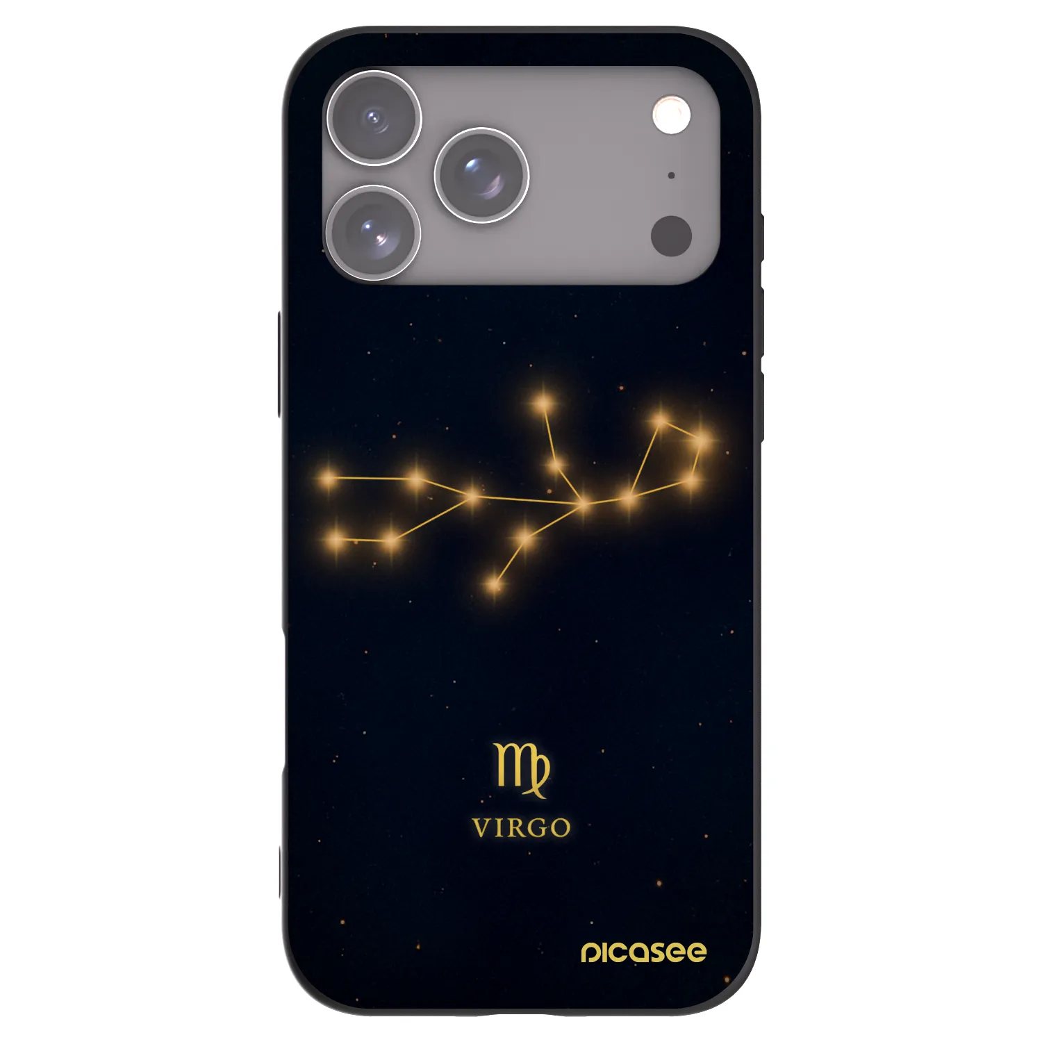 Picasee fekete szilikon tok az alábbi mobiltelefonokra Apple iPhone 17 Pro Max - VIRGO