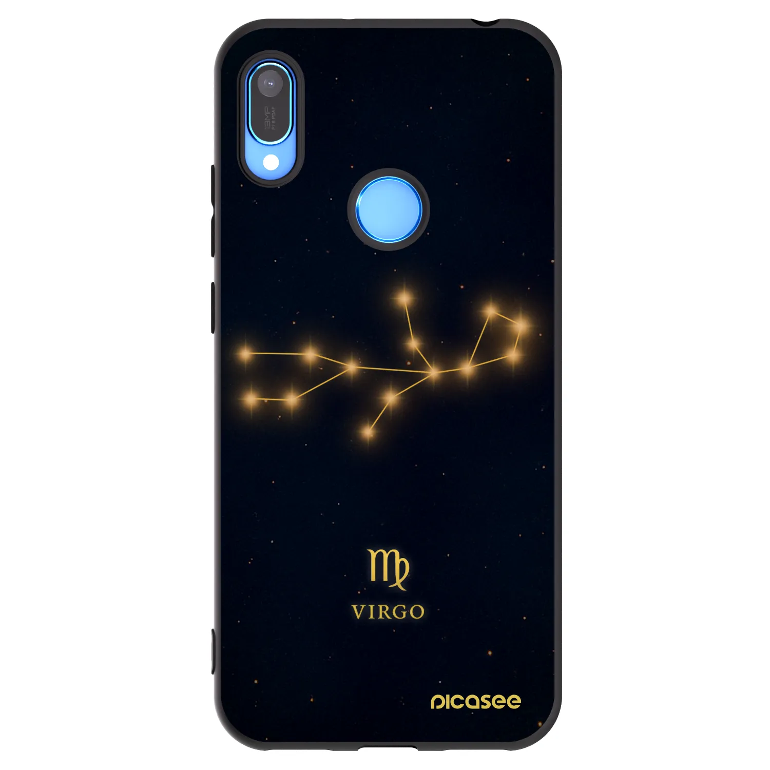 Picasee fekete szilikon tok az alábbi mobiltelefonokra Huawei Y6 2019 - VIRGO