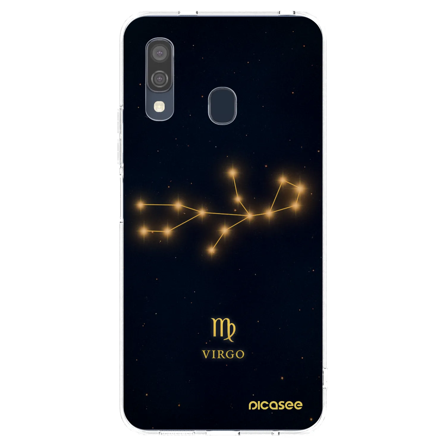 Picasee átlátszó szilikon tok az alábbi mobiltelefonokra Samsung Galaxy A40 A405F - VIRGO