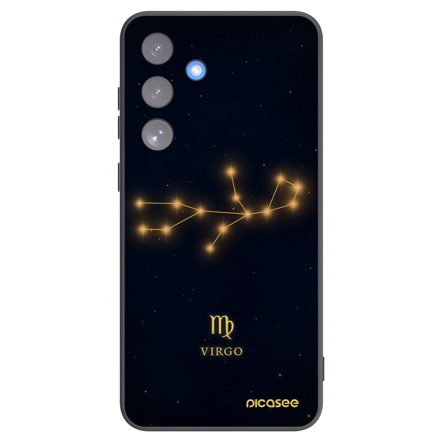Picasee fekete szilikon tok az alábbi mobiltelefonokra Samsung Galaxy S25 FE 5G - VIRGO