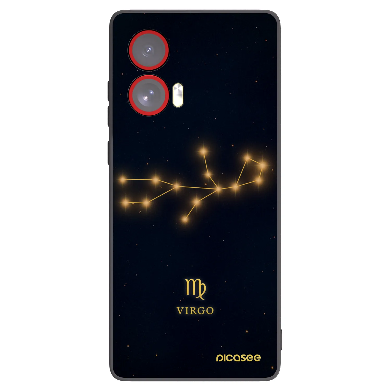 Picasee fekete szilikon tok az alábbi mobiltelefonokra Motorola Edge 50 Fusion - VIRGO