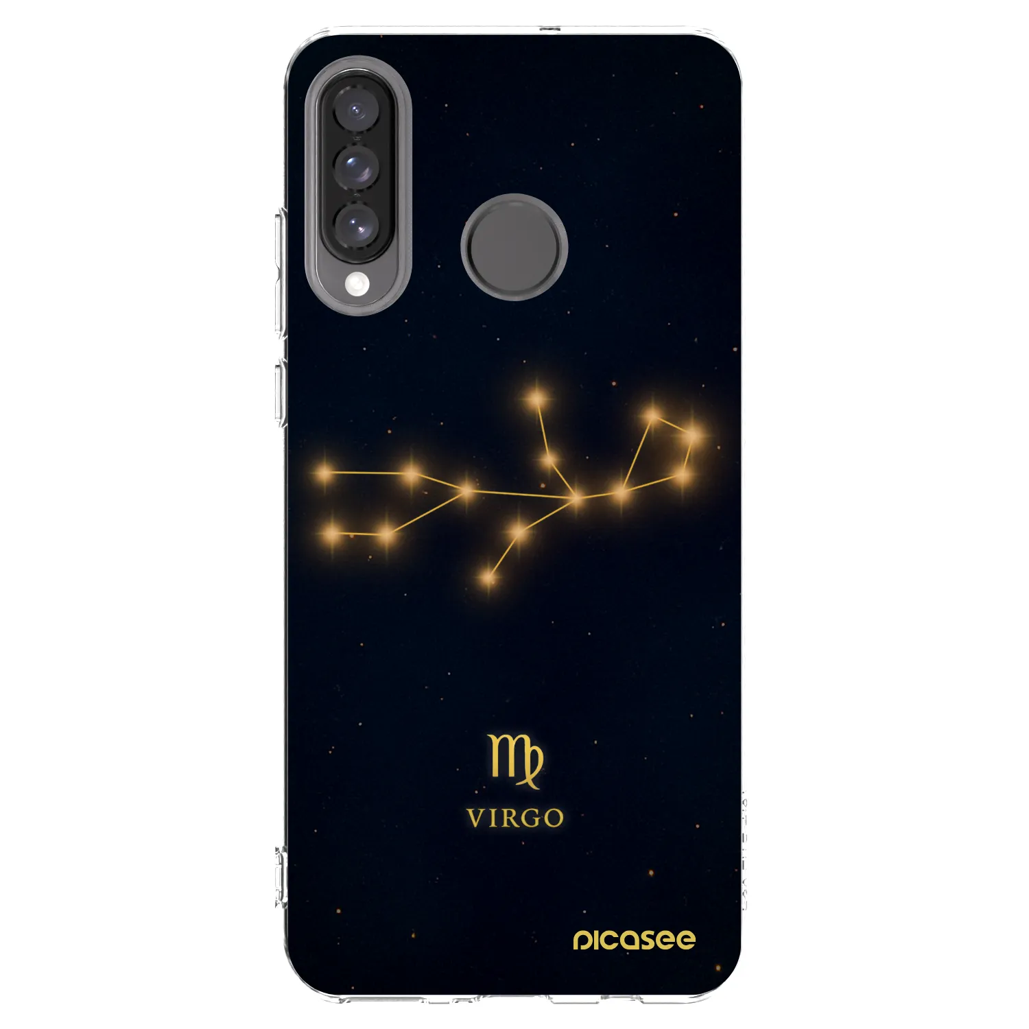 Picasee átlátszó szilikon tok az alábbi mobiltelefonokra Huawei P30 Lite - VIRGO