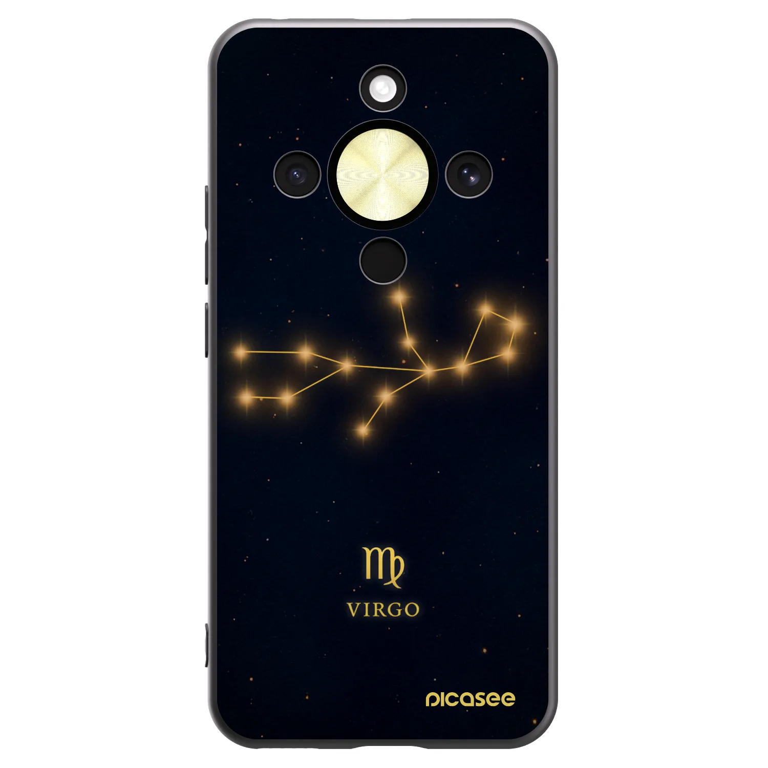 Picasee fekete szilikon tok az alábbi mobiltelefonokra Honor Magic8 Lite 5G - VIRGO