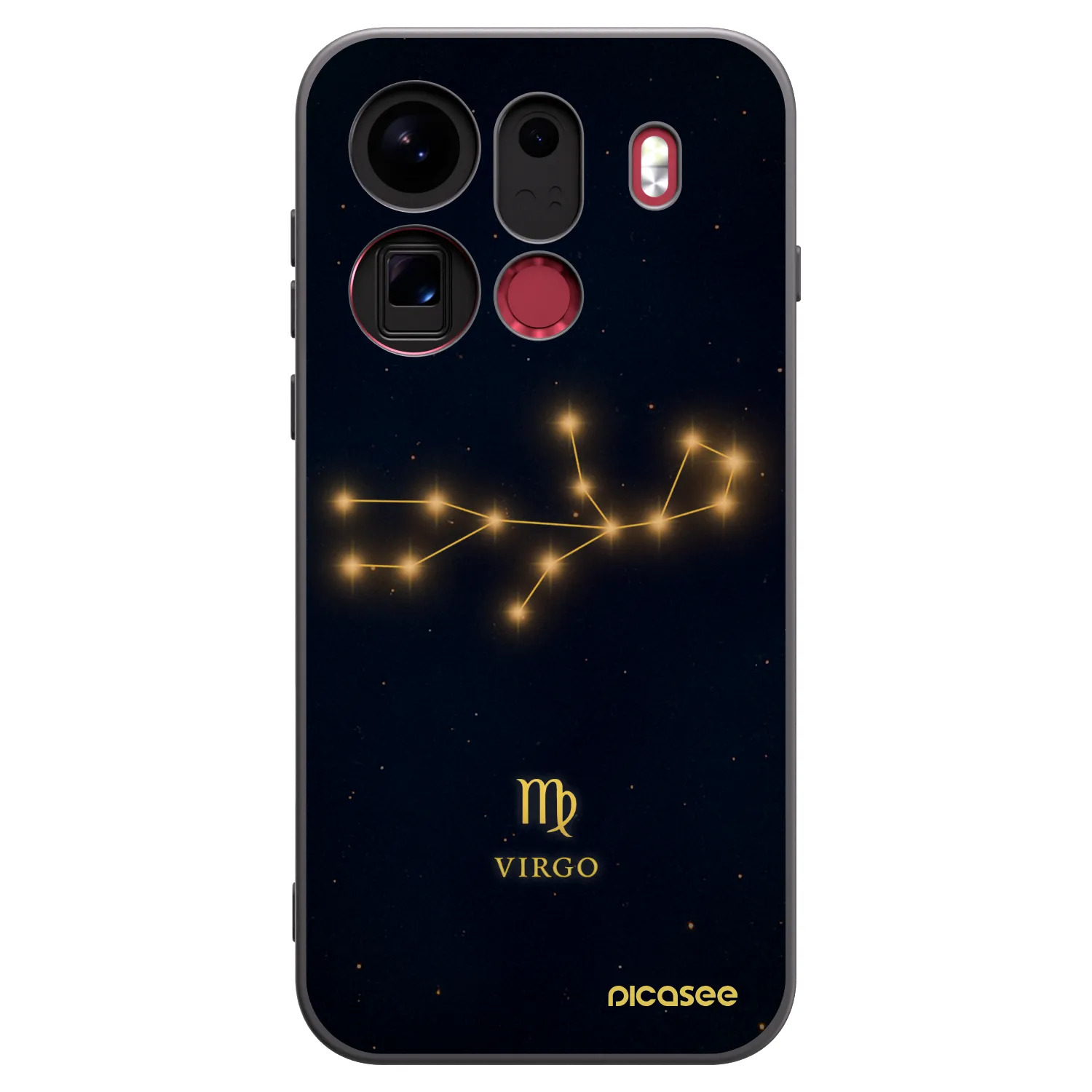Picasee fekete szilikon tok az alábbi mobiltelefonokra OPPO Find X9 Pro - VIRGO