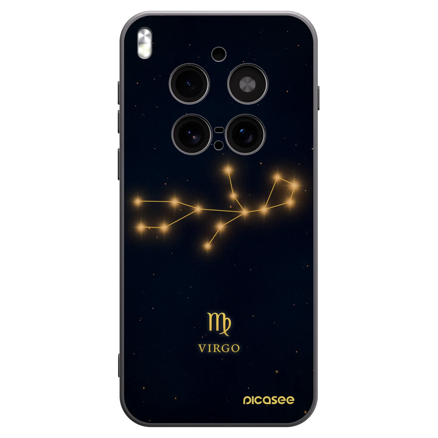 Picasee fekete szilikon tok az alábbi mobiltelefonokra Vivo X300 Pro - VIRGO