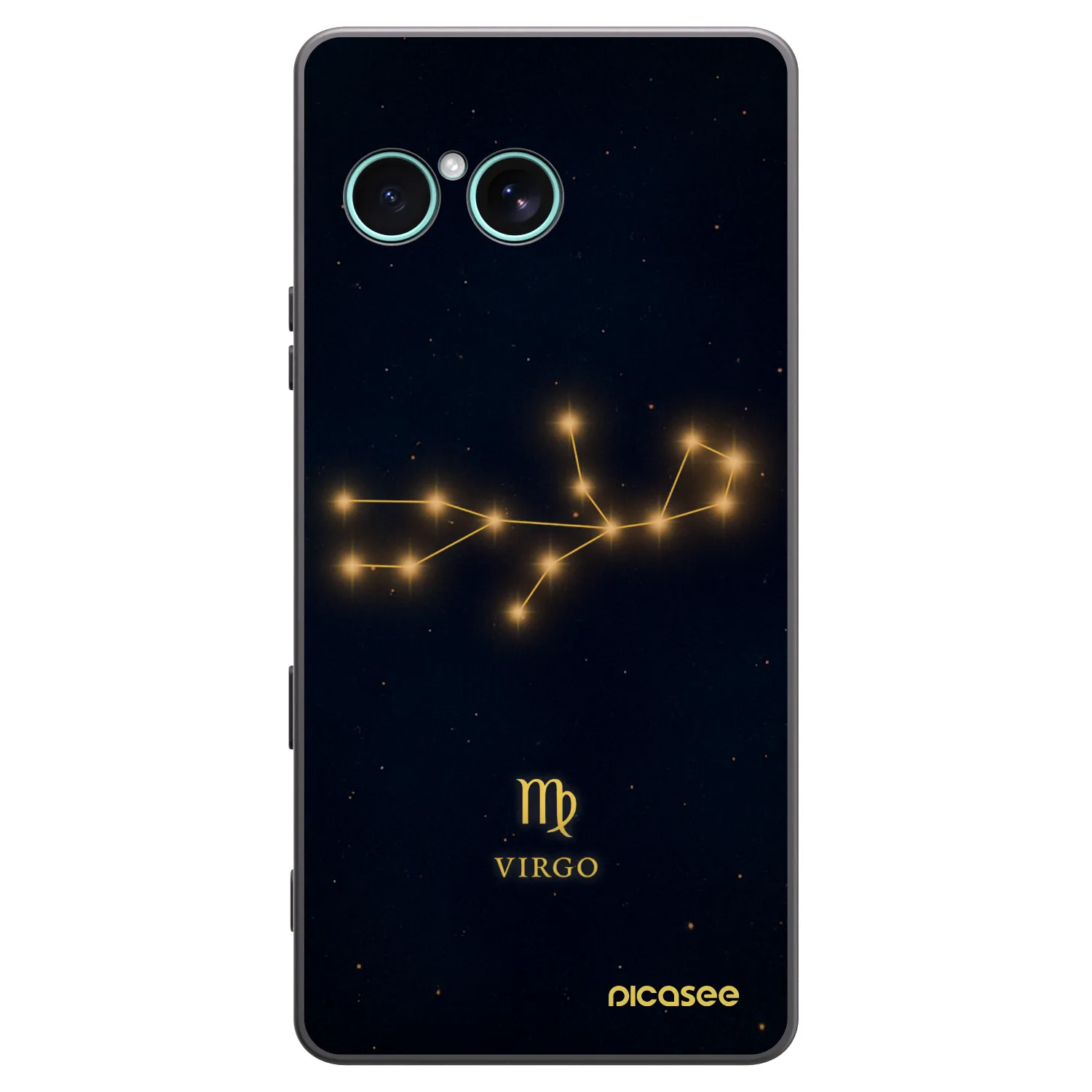 Picasee fekete szilikon tok az alábbi mobiltelefonokra Sony Xperia 10 VII - VIRGO
