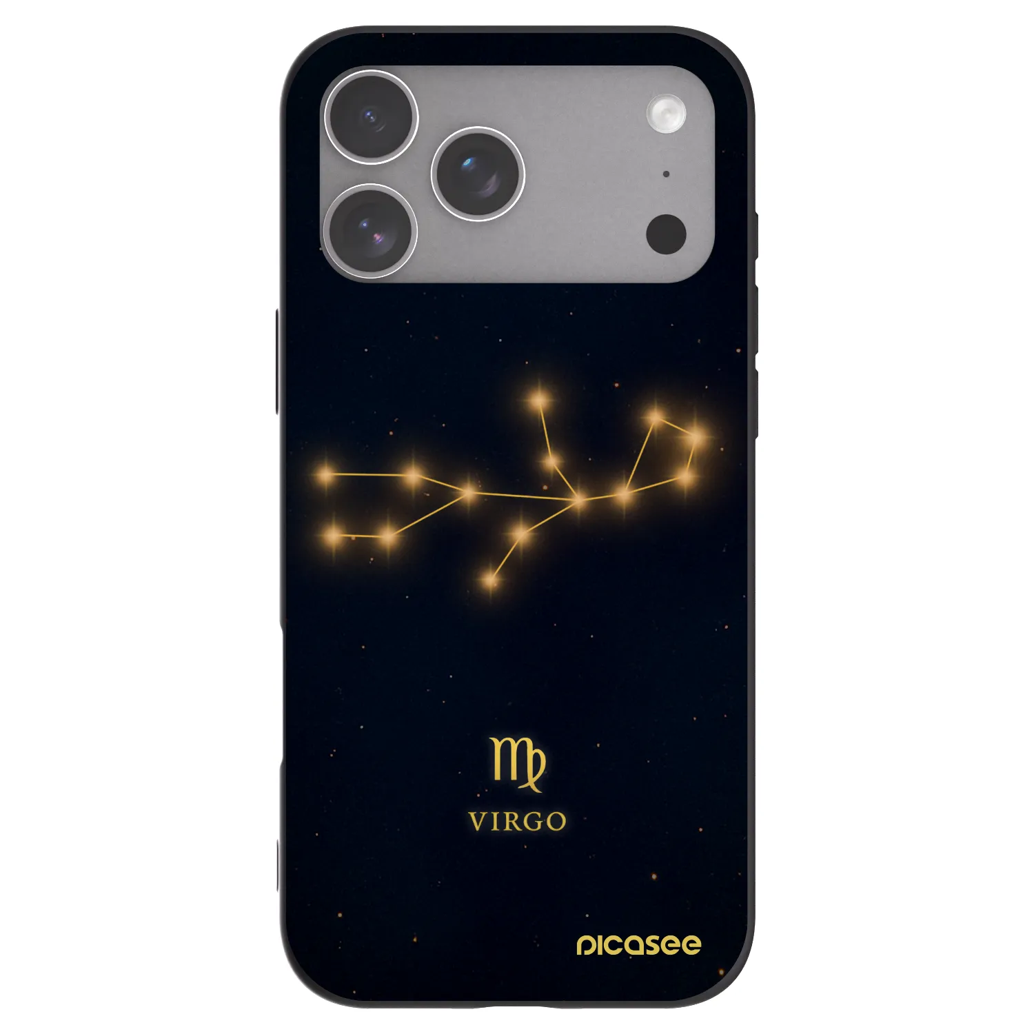 Picasee fekete szilikon tok az alábbi mobiltelefonokra Apple iPhone 18 Pro Max - VIRGO