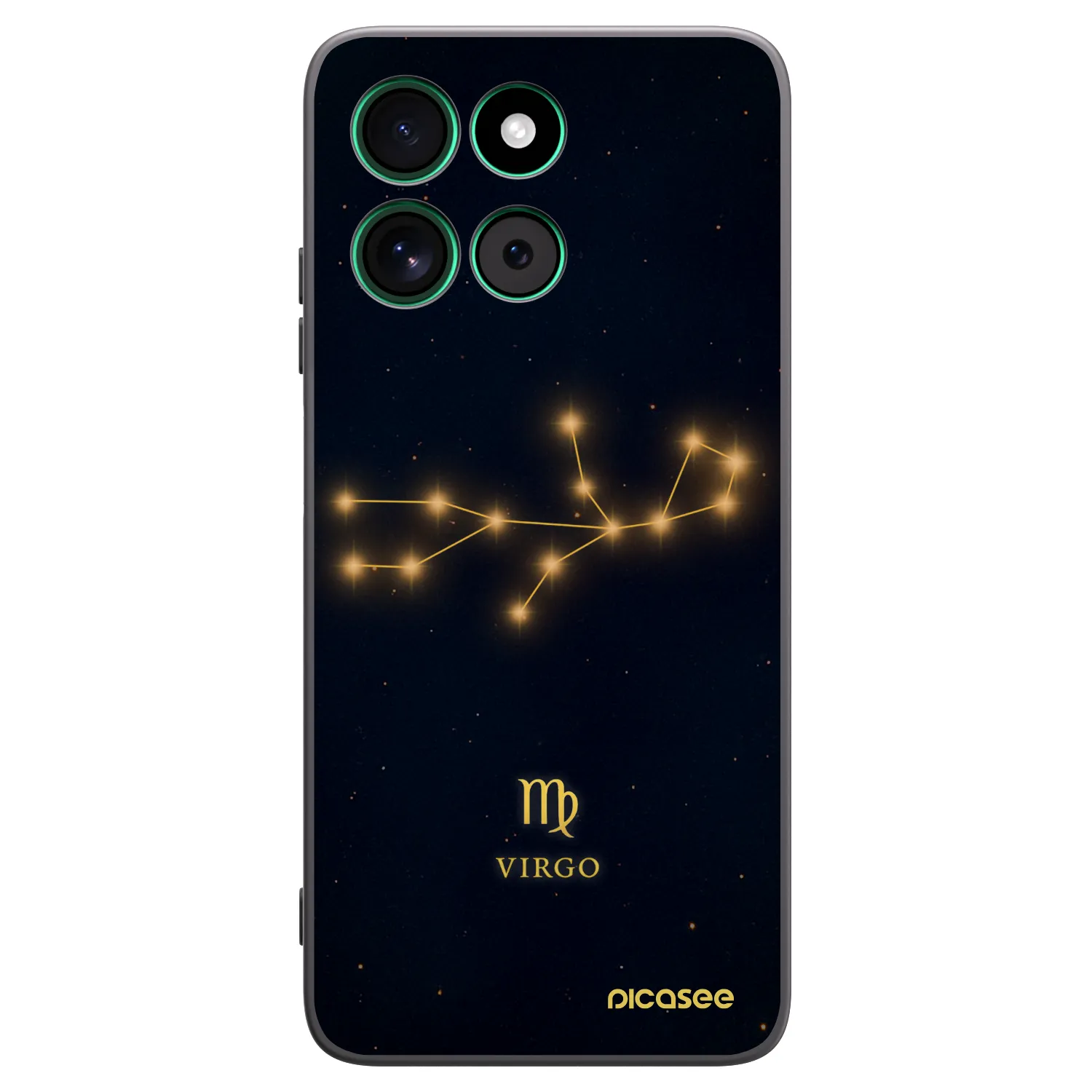Picasee fekete szilikon tok az alábbi mobiltelefonokra Motorola Moto G57 Power - VIRGO