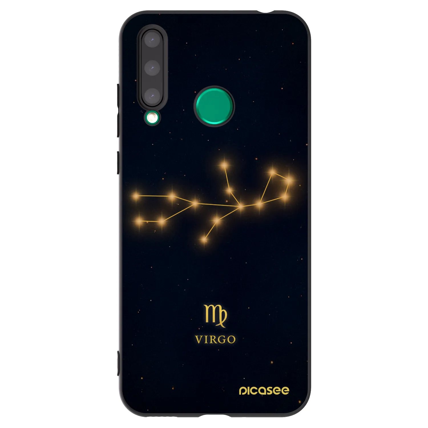 Picasee fekete szilikon tok az alábbi mobiltelefonokra Honor 20 Lite - VIRGO