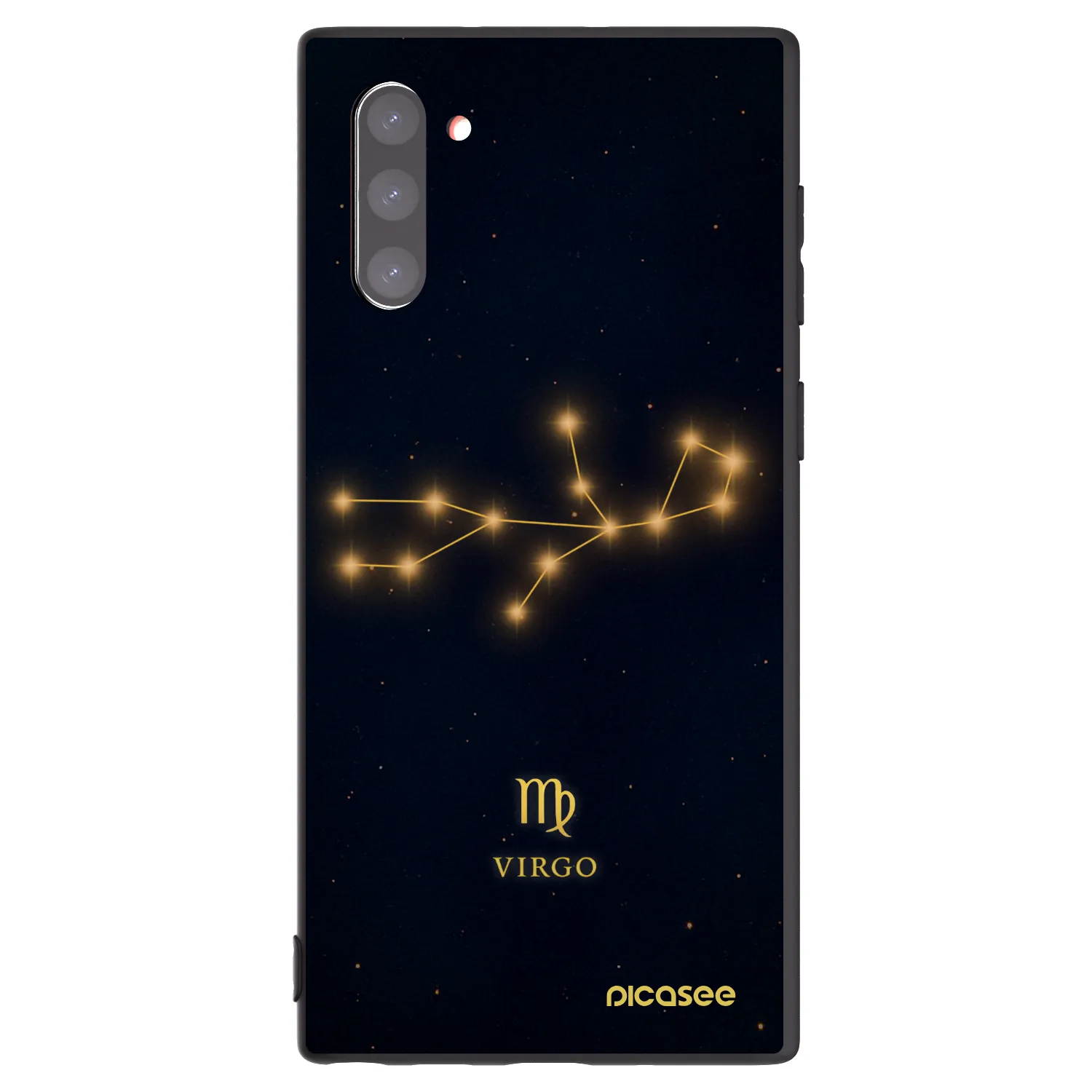Picasee fekete szilikon tok az alábbi mobiltelefonokra Samsung Galaxy Note 10 N970F - VIRGO