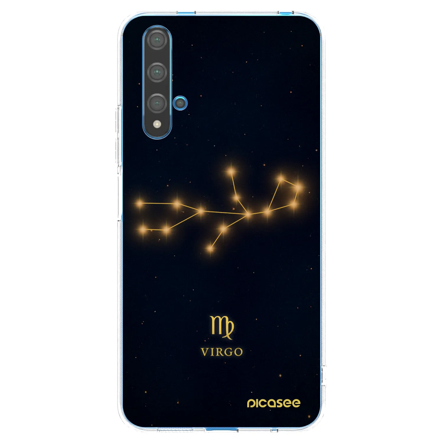 Picasee átlátszó szilikon tok az alábbi mobiltelefonokra Huawei Nova 5T - VIRGO