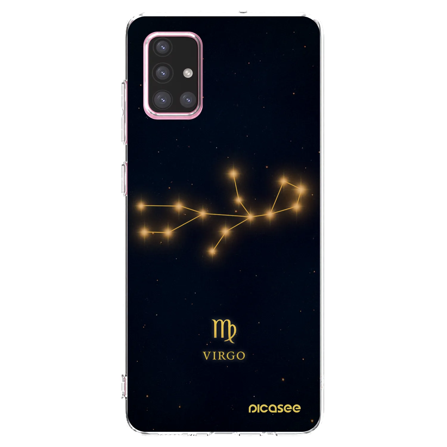 Picasee átlátszó szilikon tok az alábbi mobiltelefonokra Samsung Galaxy A71 A715F - VIRGO