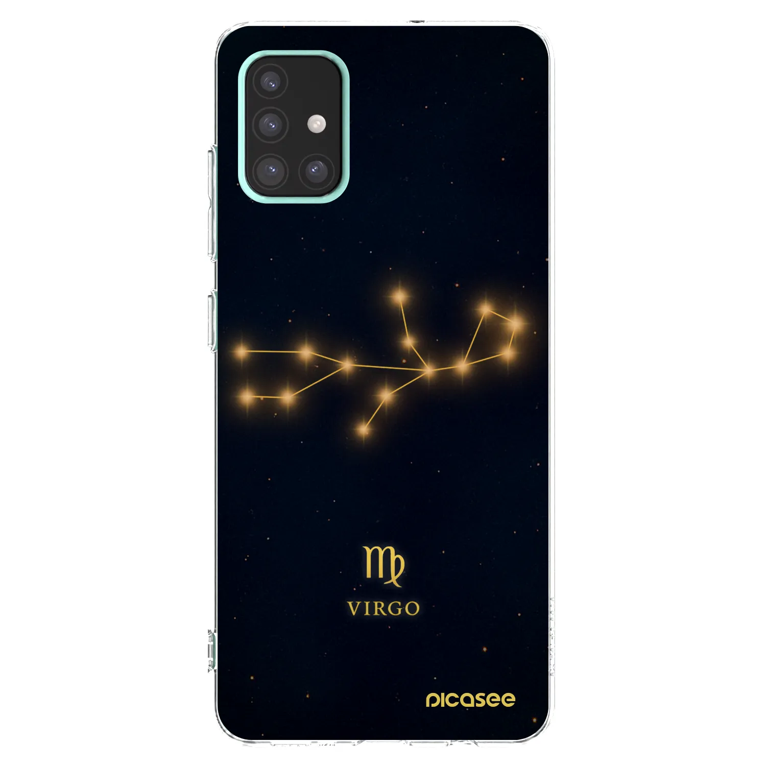 Picasee átlátszó szilikon tok az alábbi mobiltelefonokra Samsung Galaxy A51 A515F - VIRGO