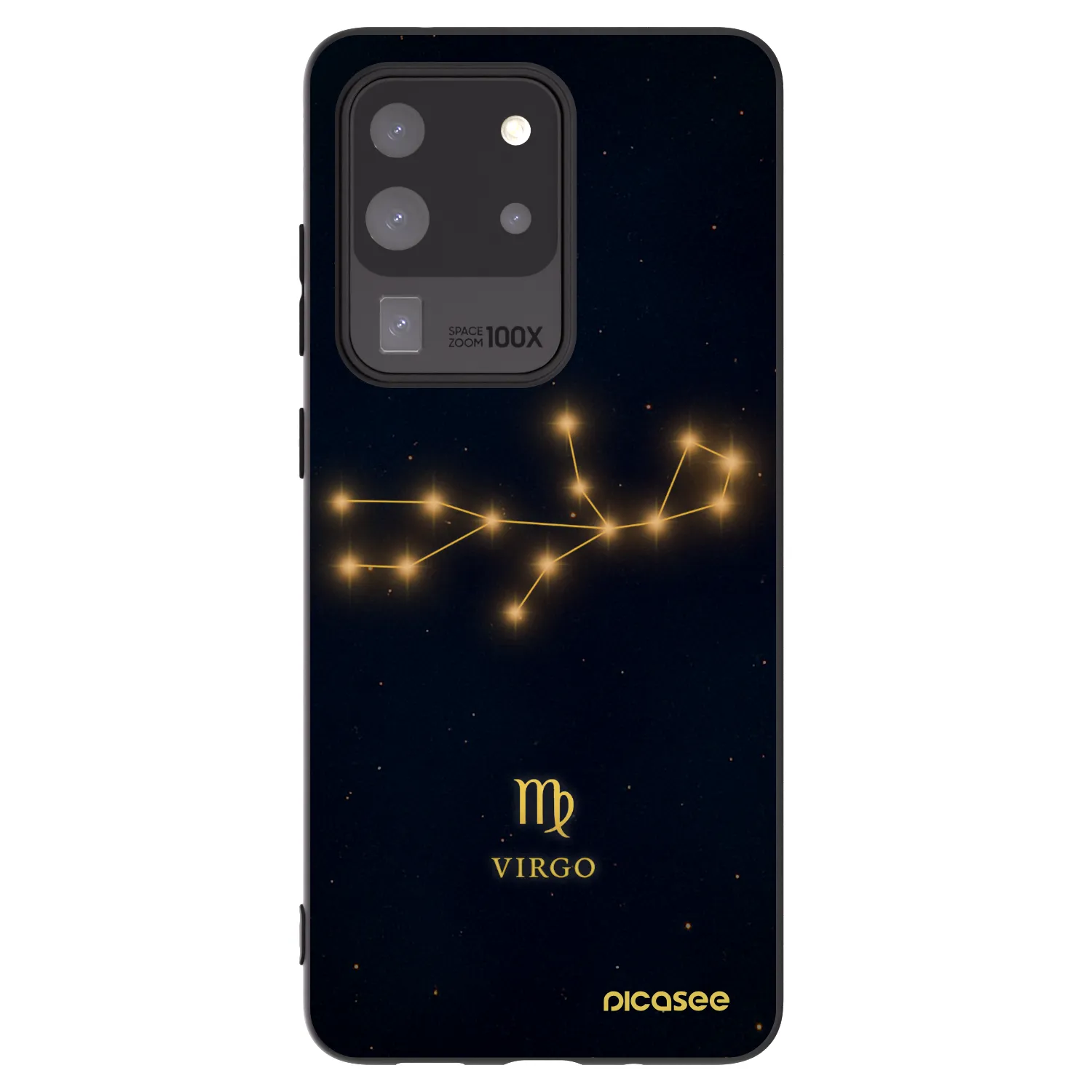 Picasee fekete szilikon tok az alábbi mobiltelefonokra Samsung Galaxy S20 Ultra 5G G988F - VIRGO