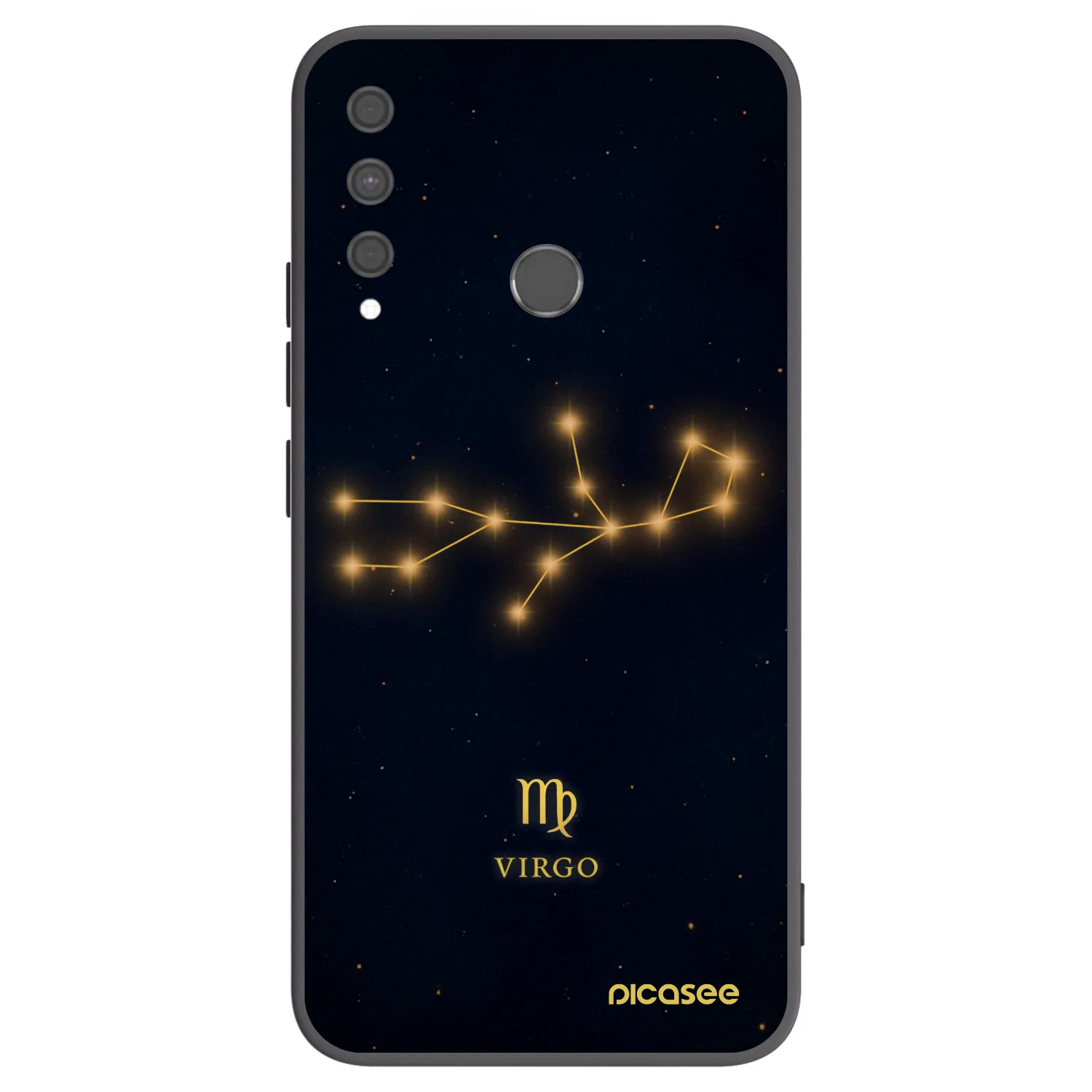 Picasee fekete szilikon tok az alábbi mobiltelefonokra Huawei P40 Lite E - VIRGO