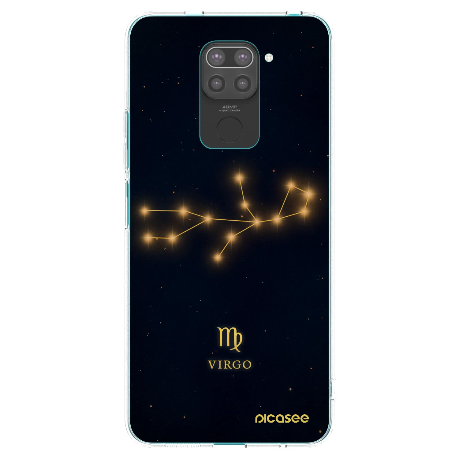 Picasee fekete szilikon tok az alábbi mobiltelefonokra Xiaomi Redmi Note 9 - VIRGO