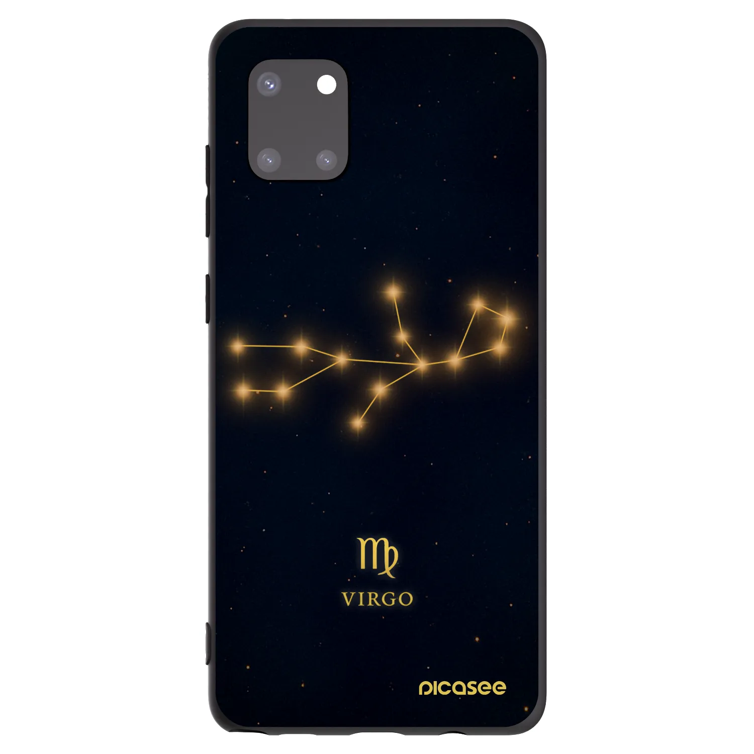 Picasee fekete szilikon tok az alábbi mobiltelefonokra Samsung Galaxy Note 10 Lite N770F - VIRGO