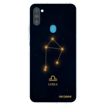Picasee átlátszó szilikon tok az alábbi mobiltelefonokra Samsung Galaxy M11 - LIBRA