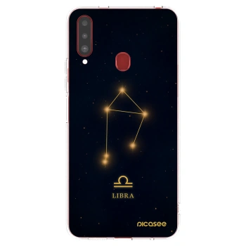 Picasee átlátszó szilikon tok az alábbi mobiltelefonokra Samsung Galaxy A20s - LIBRA