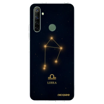 Picasee átlátszó szilikon tok az alábbi mobiltelefonokra Realme 6i - LIBRA