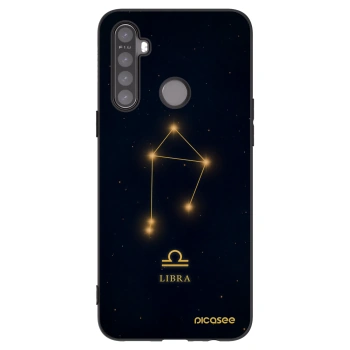 Picasee fekete szilikon tok az alábbi mobiltelefonokra Realme 6i - LIBRA