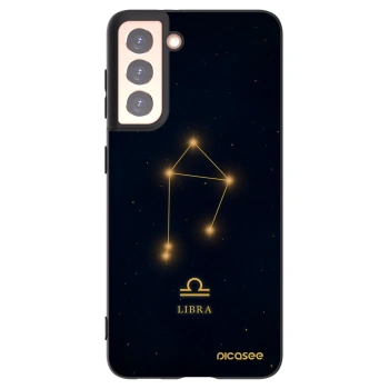 Picasee fekete szilikon tok az alábbi mobiltelefonokra Samsung Galaxy S21 5G G991B - LIBRA