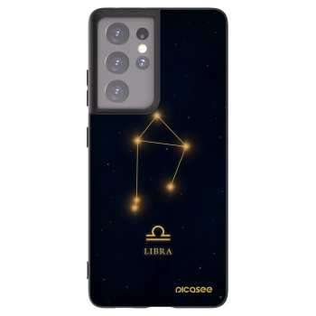 Picasee fekete szilikon tok az alábbi mobiltelefonokra Samsung Galaxy S21 Ultra 5G G998B - LIBRA