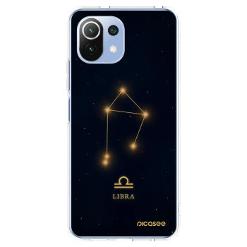 Picasee átlátszó szilikon tok az alábbi mobiltelefonokra Xiaomi Mi 11 Lite - LIBRA