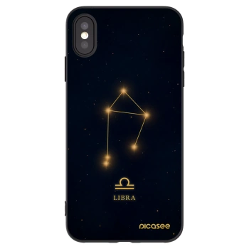 Picasee fekete szilikon tok az alábbi mobiltelefonokra Apple iPhone XS Max - LIBRA