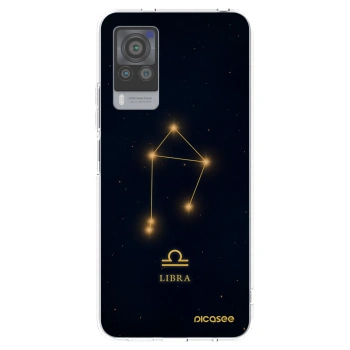 Picasee átlátszó szilikon tok az alábbi mobiltelefonokra Vivo X60 Pro 5G - LIBRA