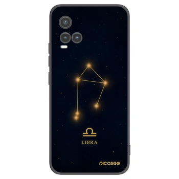 Picasee fekete szilikon tok az alábbi mobiltelefonokra Vivo Y33s - LIBRA