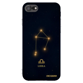 Picasee átlátszó szilikon tok az alábbi mobiltelefonokra Apple iPhone SE 2022 - LIBRA