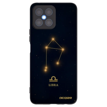 Picasee fekete szilikon tok az alábbi mobiltelefonokra Honor X8 4G - LIBRA